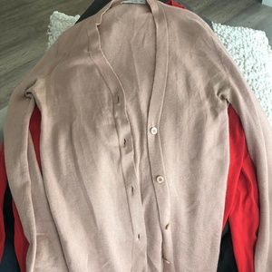 Pale pink Prada cardigan